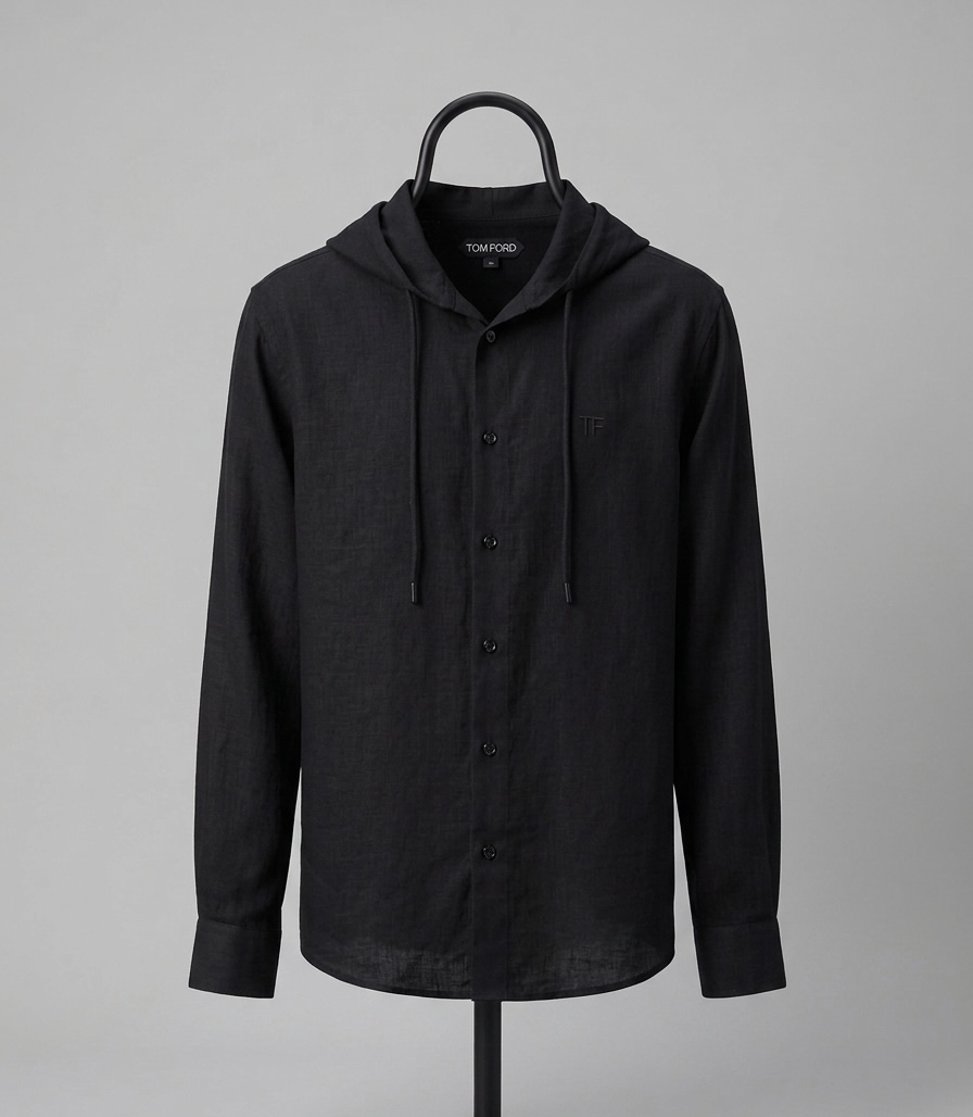 Premium Linen Hooded Shirt