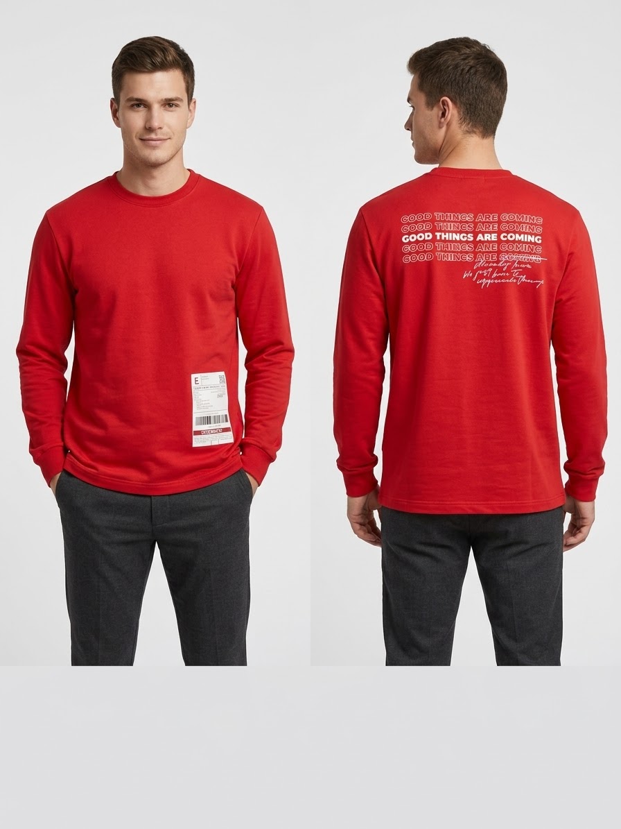 Men's Graphic Long Sleeve T-Shirt