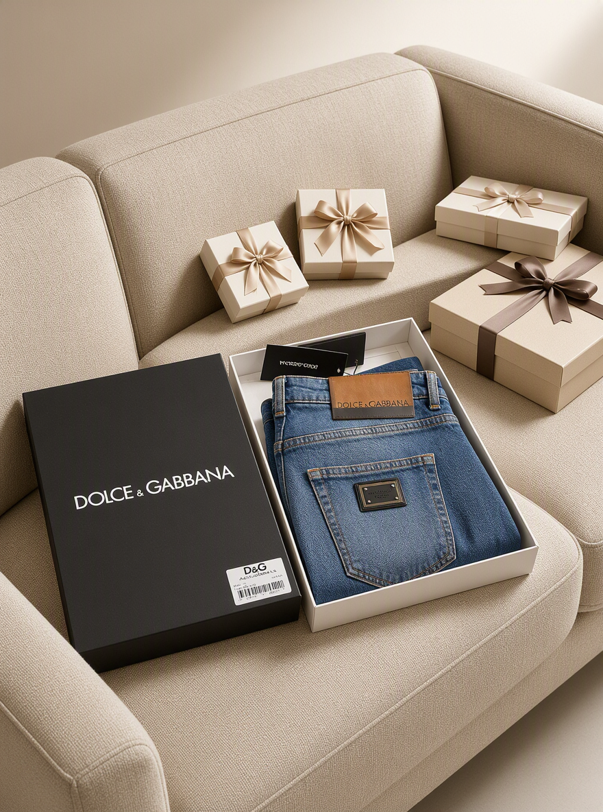 Dolce & Gabbana Regular Fit Denim Jeans 5
