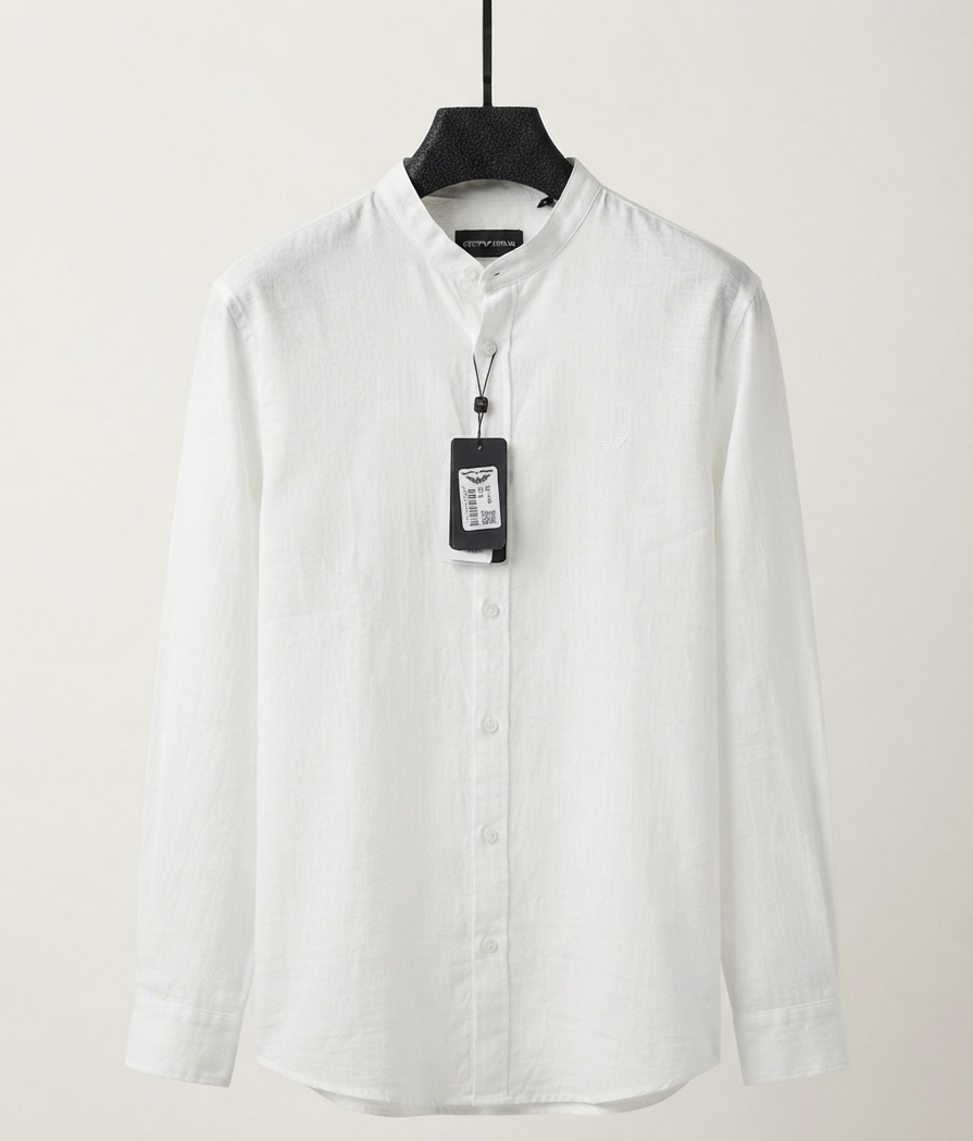 Armani Men's Premium Soft and Lightweight Linen Shirt