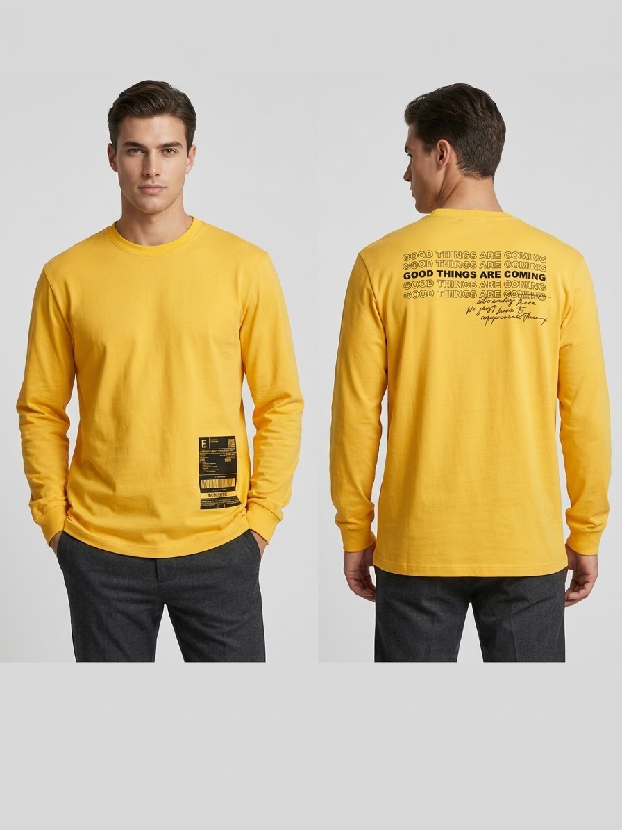 Men's Graphic Long Sleeve T-Shirt 2